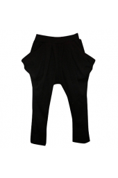 Black Baggy Long Pants